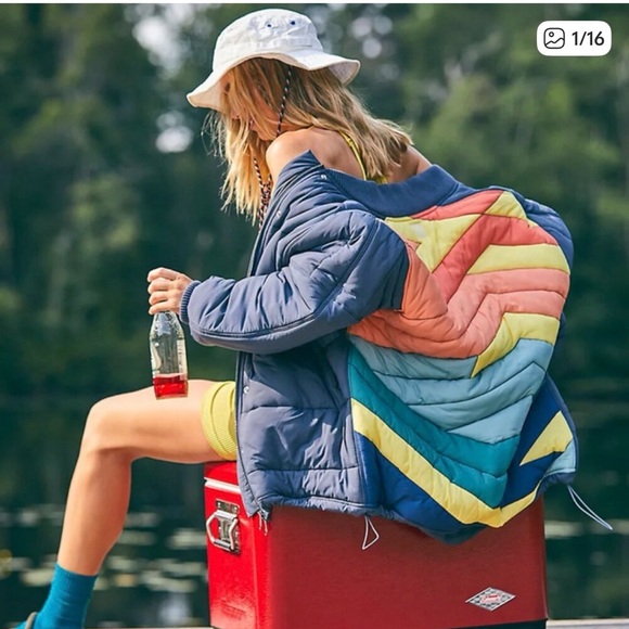 FP Movement by Free People Jackets & Blazers - Free People Colorful Puffer